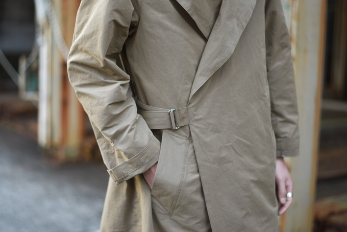 COMOLI -Cotton Nylon Tielocken Coat- | twelve blog