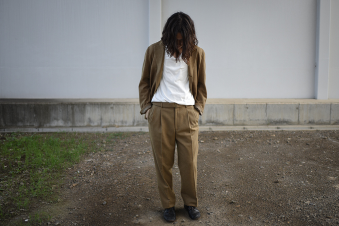 AURALEE -Wool Cashmere Flannel Jacket & Slacks- | twelve blog