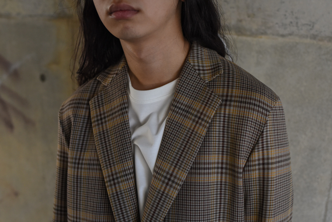 AURALEE -Wool Serge Check Jacket & Narrow Slacks- | twelve blog