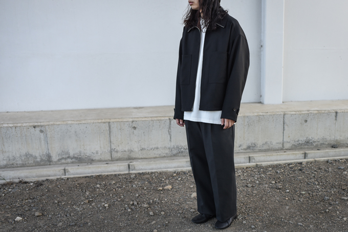 AURALEE -Hard Twist Double Cloth Wide Slacks- | twelve blog