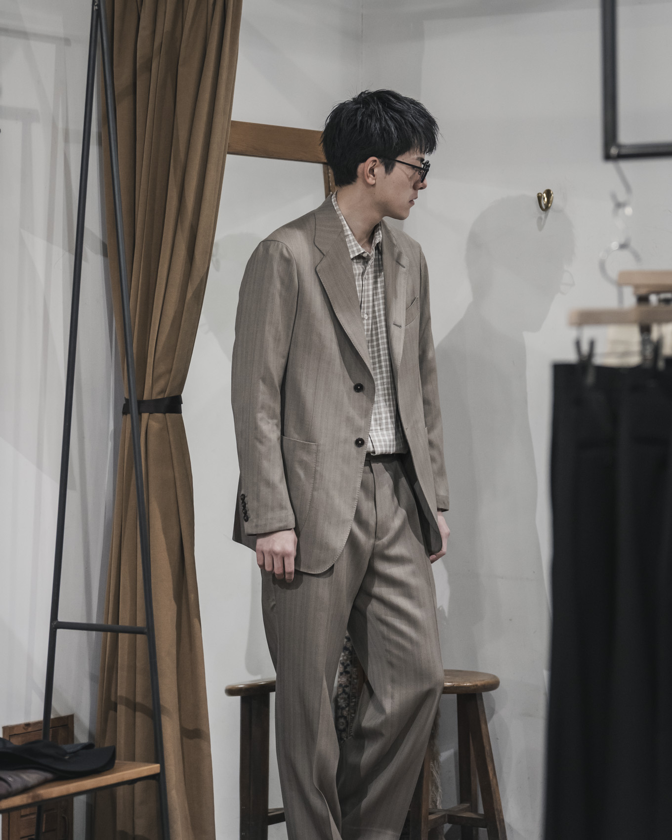 即完 MAATEE&SONS 25SS UNCON JACKET シャークスキン