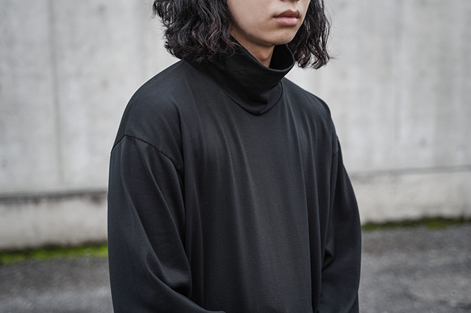 AURALEE -Luster Plaiting Hi Neck L/S Tee- | twelve blog