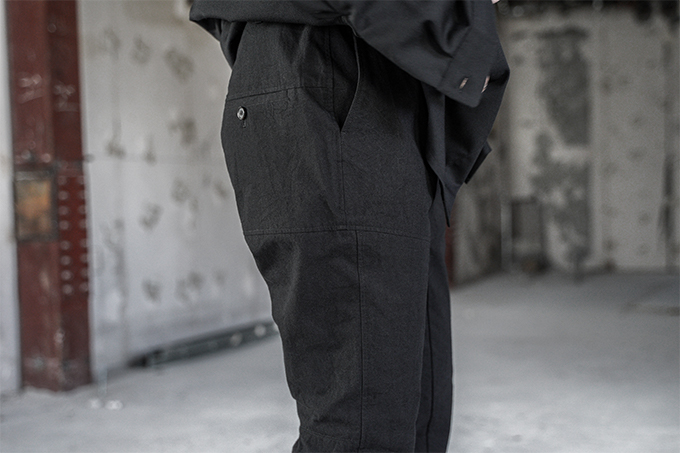 山内 -高密度コットンボイルウェザー 立体切り替えパンツ- | twelve blog
