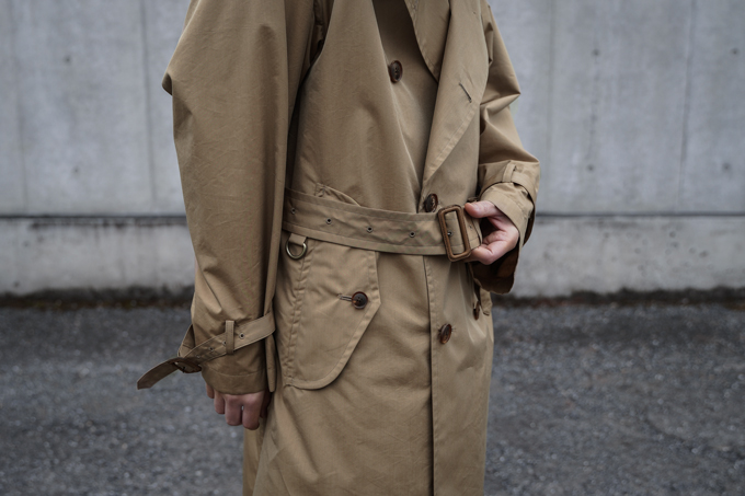 AURALEE -Finx Polyester Big Trench Coat- | twelve blog