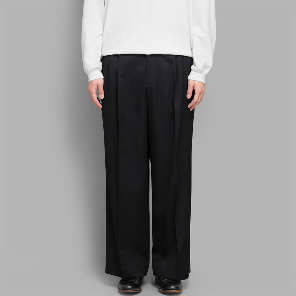ssstein / Easy Long Wide Trousers (Black) | twelve