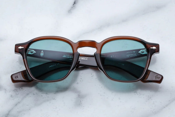 Jacques Marie Mage | Zephirin 47 in Hickory Sunglasses