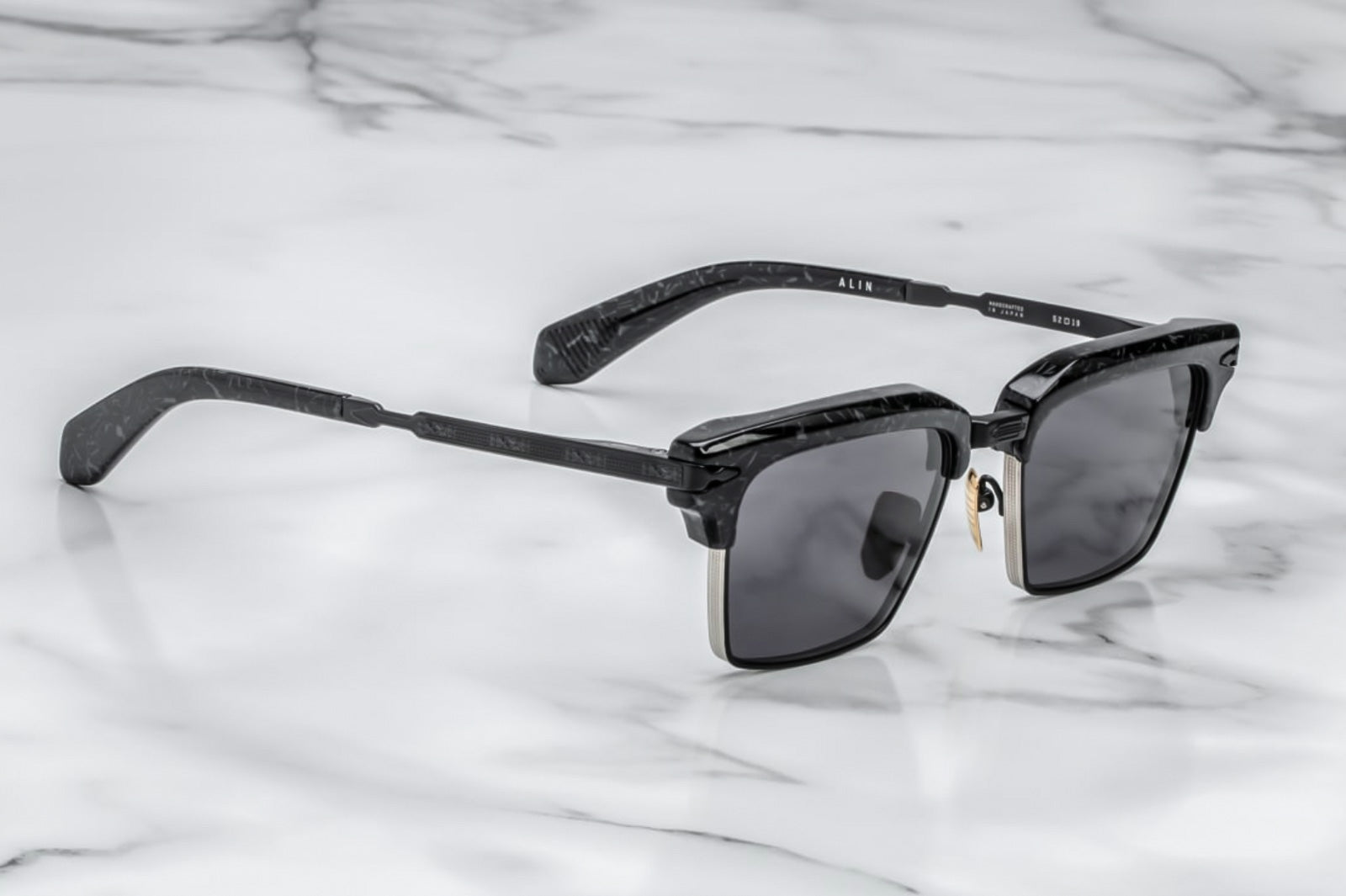 Jacques Marie Mage | Alin in Slate Sunglasses - twelvesixtynine