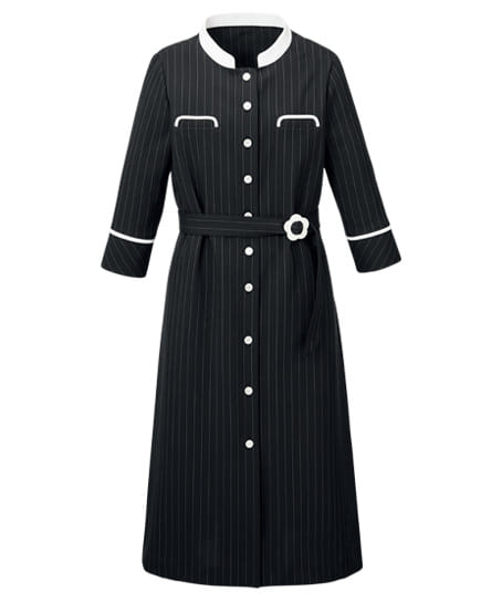 MARY QUANT】ワンピース（七分袖・ストレッチ・ホームウォッシャブル