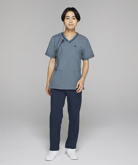 全3色】スクラブ（制菌加工・男女兼用） UN0401 | 医療制服・スクラブ