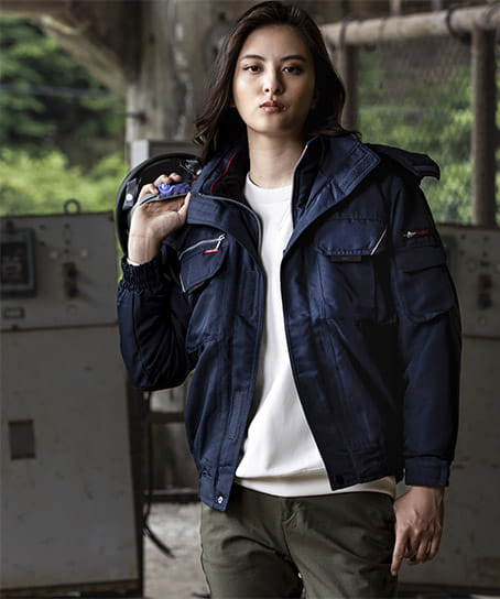 全3色】エコノミー防寒ブルゾン（反射素材使用/男女兼用） AZ-8461