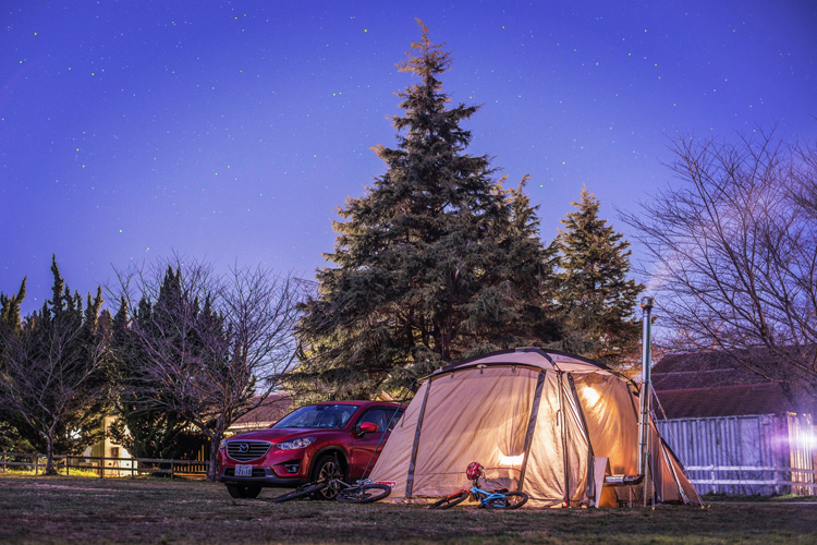成田ゆめ牧場ファミリーオートキャンプ場に行ったら息子MTBで覚醒
