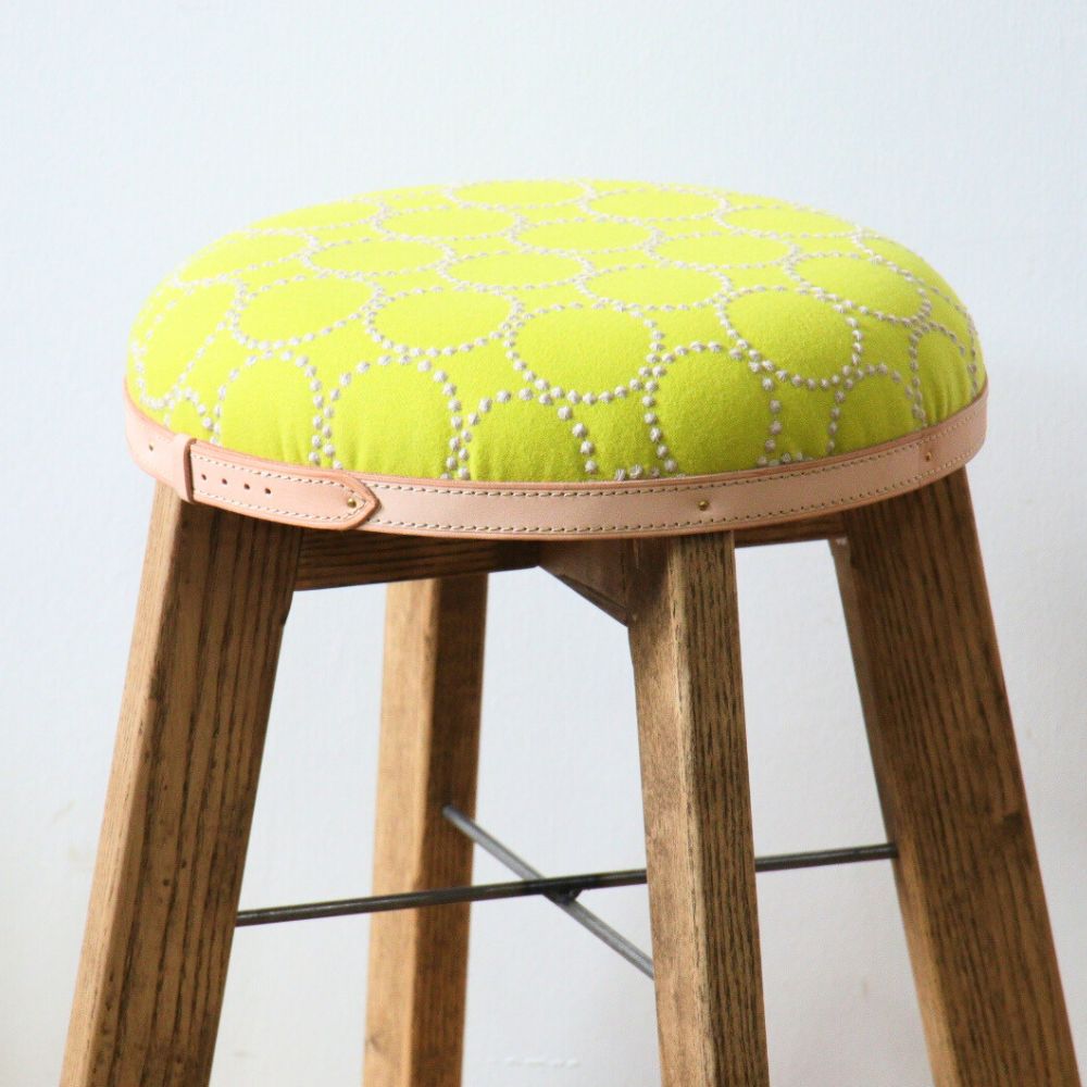 まぁるいハイスツール【ミナペルホネン タンバリン】