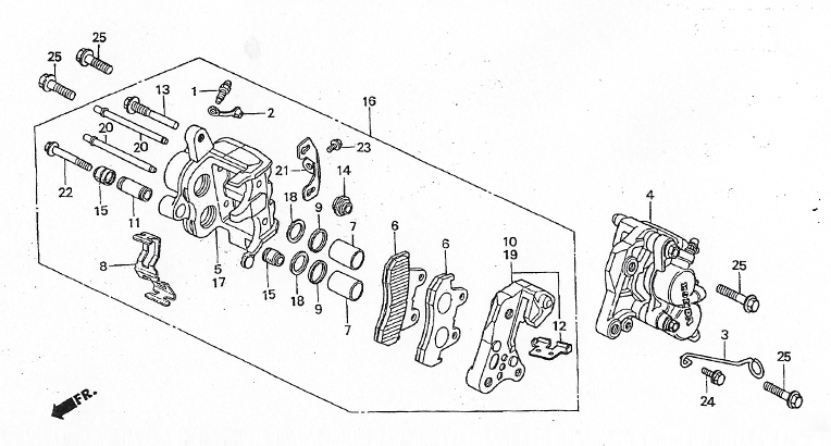 BC1社外新品 CB550F CB500 ブレーキキャリパーセット フロント CB400F