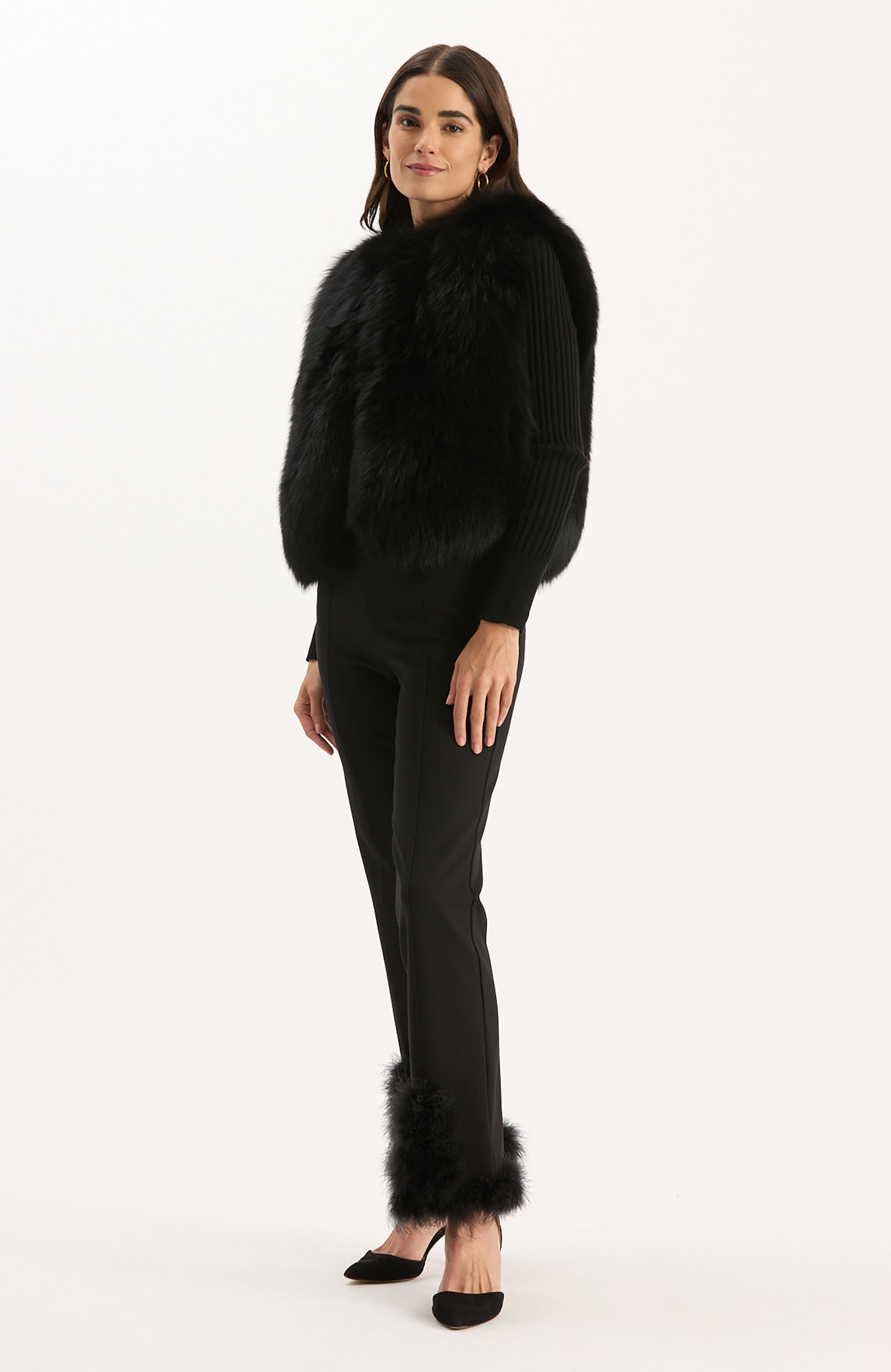 Tal Fur Vest - Black – tyler böe
