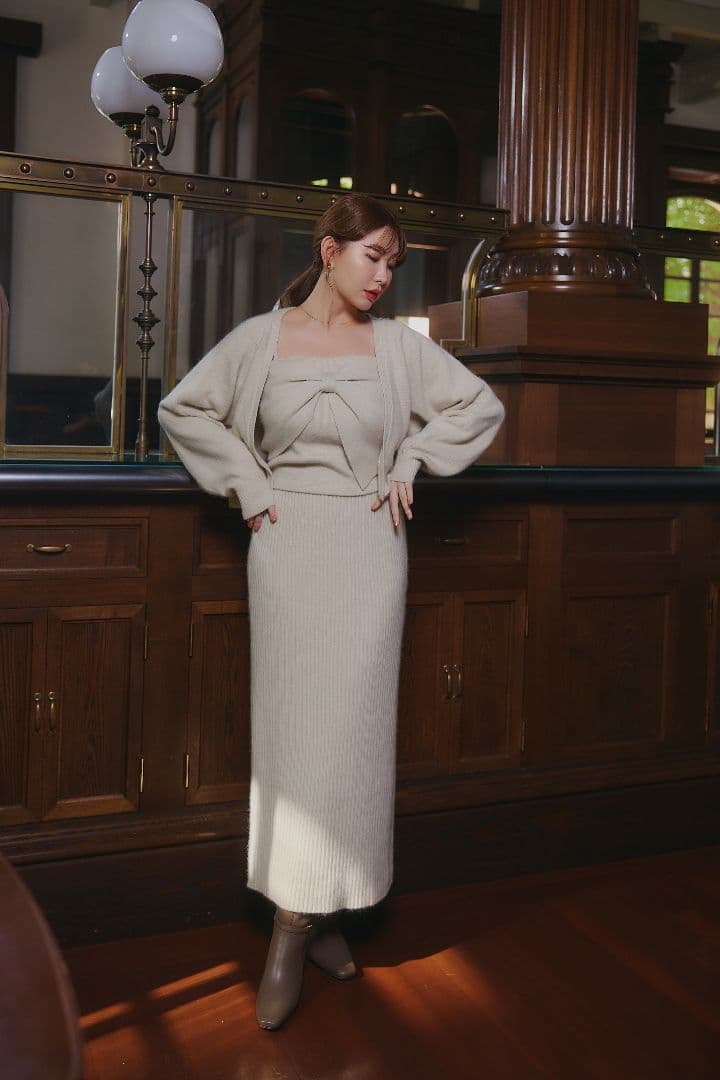 herlipto Lydie Ribbon-Tie Knit Ensemble - franzebi.ar