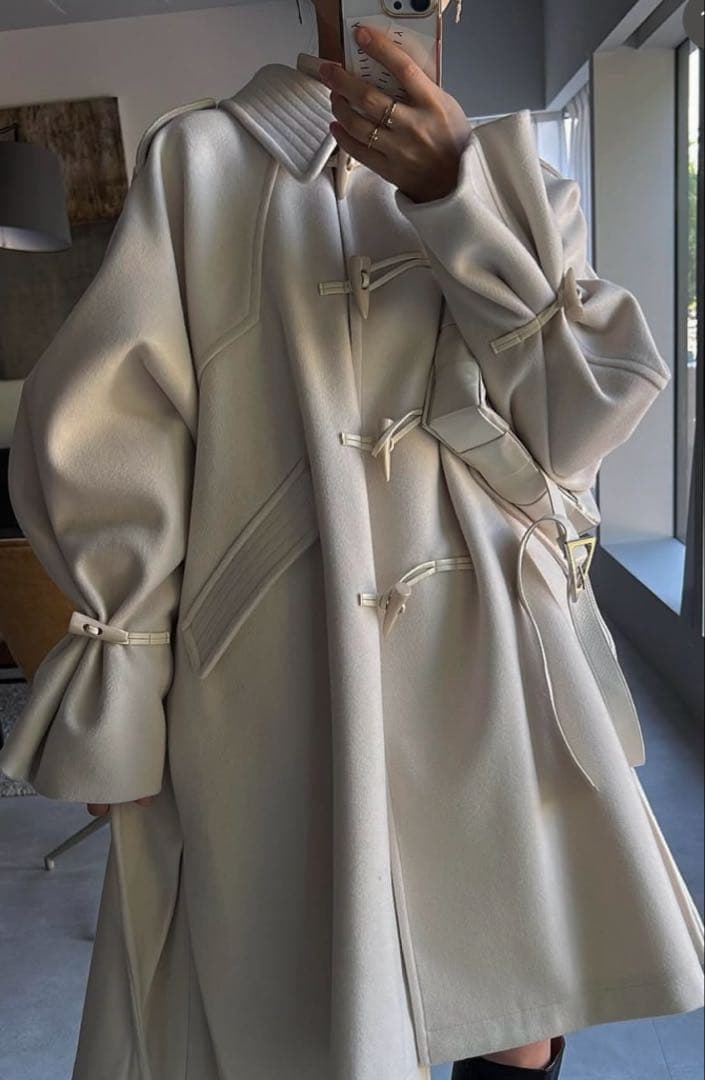 ジャケット・アウター willfully tent toggle midi coat WILLFULLY