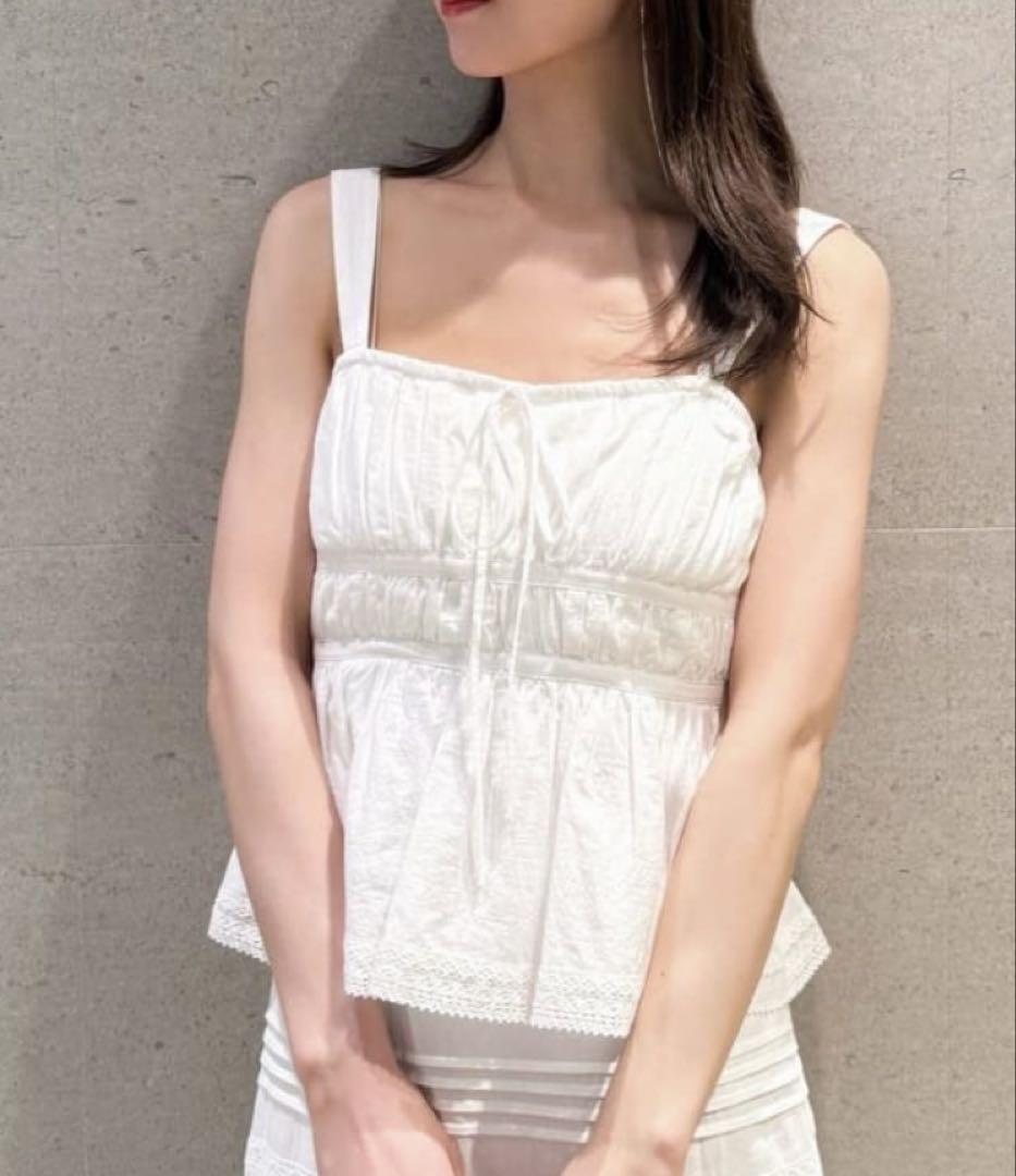 Dimmoire Messy Bones キャミソール White Dimmoire Messy Bones