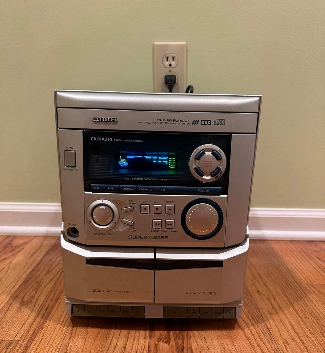 AIWA CX-NAJ14 Stereo 3 Disc CD Changer AM / | Mercari