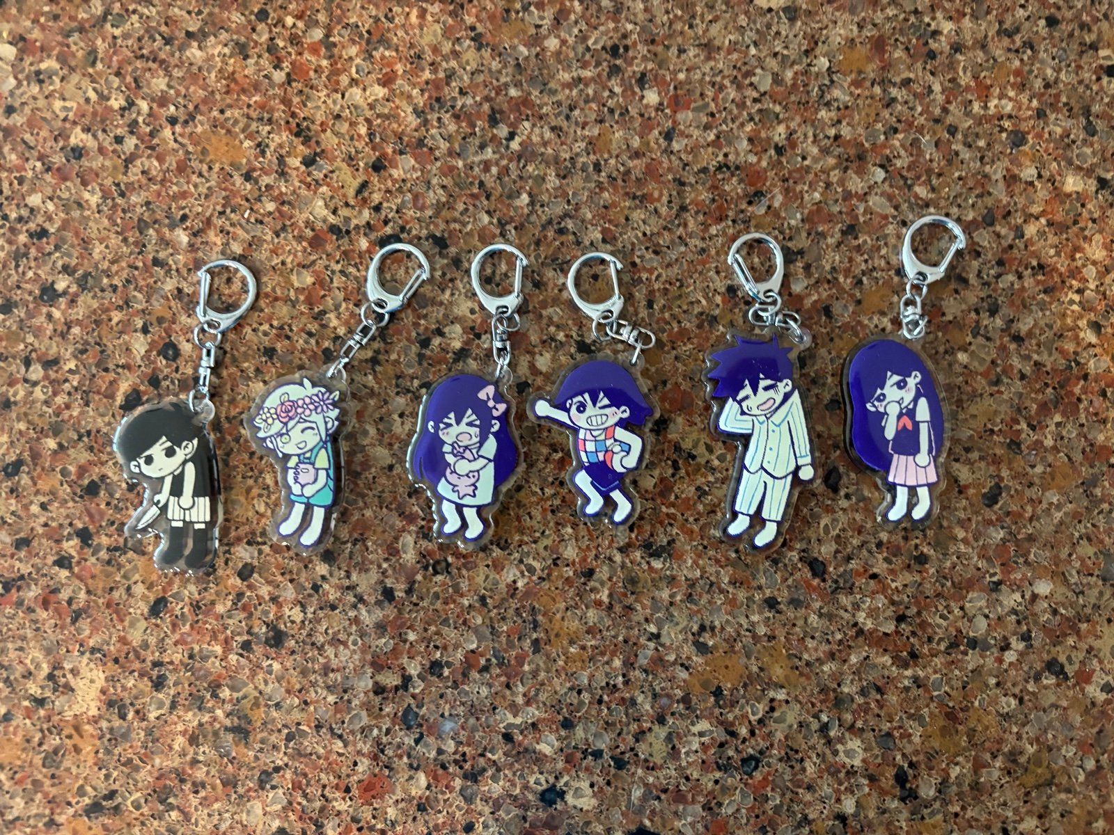 Omori Dangling Keychains - Full Set - | Mercari