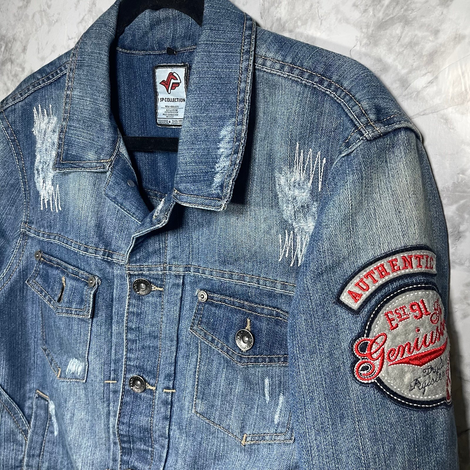 Vintage Y2K Southpole Denim Jean Jacket Mens | Mercari