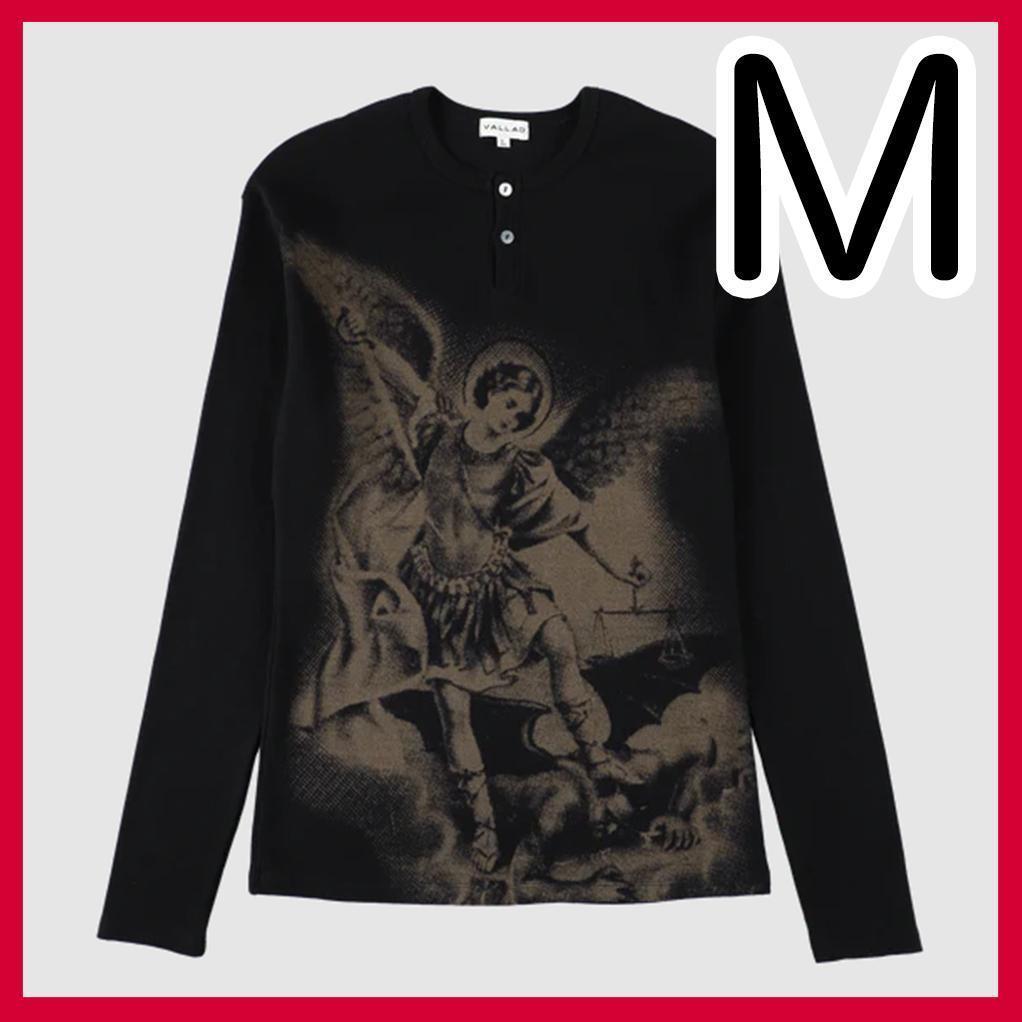 New M VALLAD V.HENRY NECK L/S BLACK Thermal