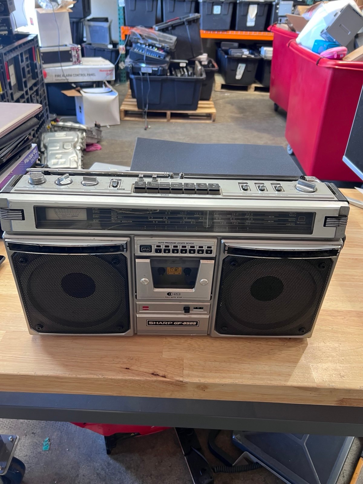 SHARP Boombox Model GF-8585 Stereo Radio-Tape | Mercari