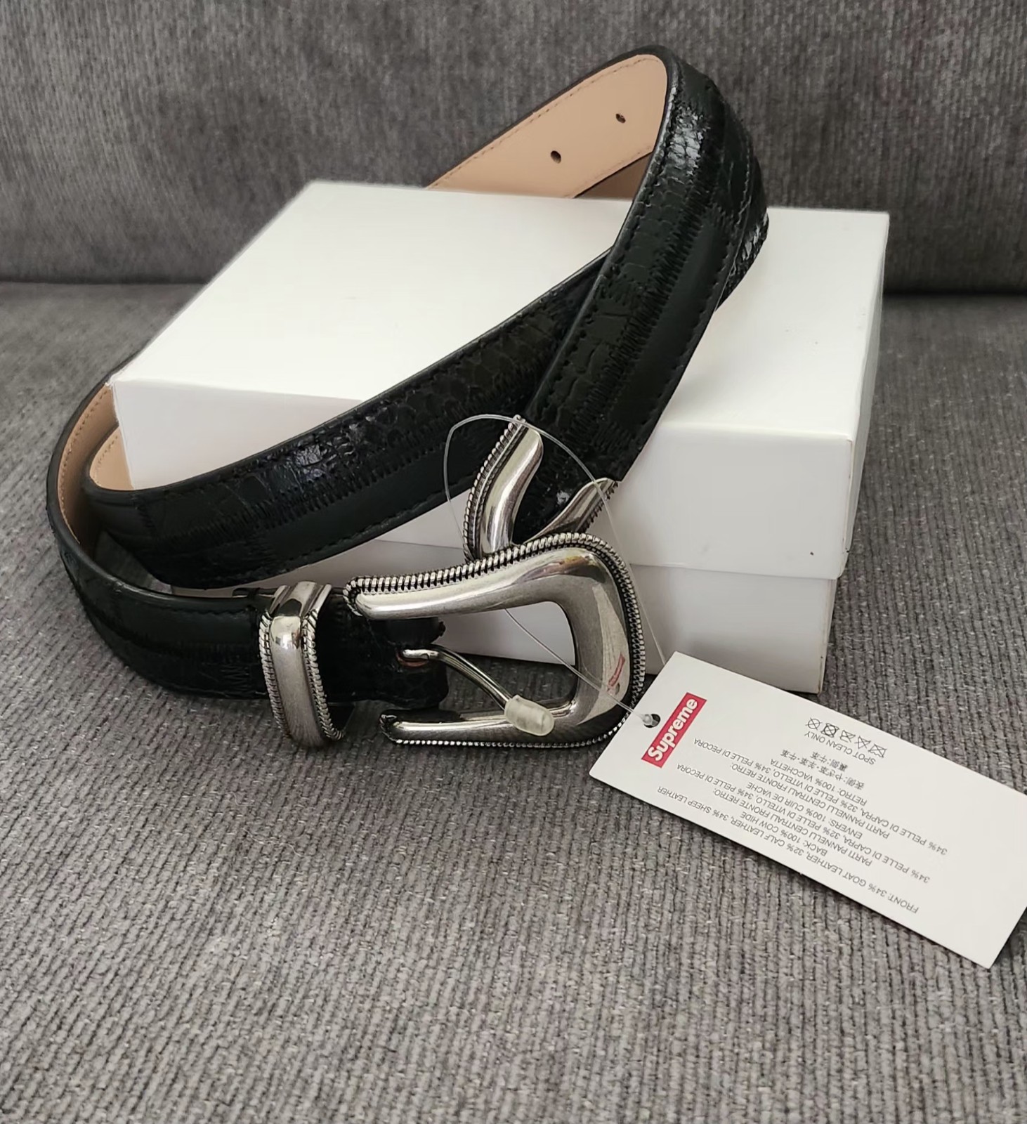 supreme Patchwork Ranger Belt ベルト L/XL Belt Ranger Supreme GB