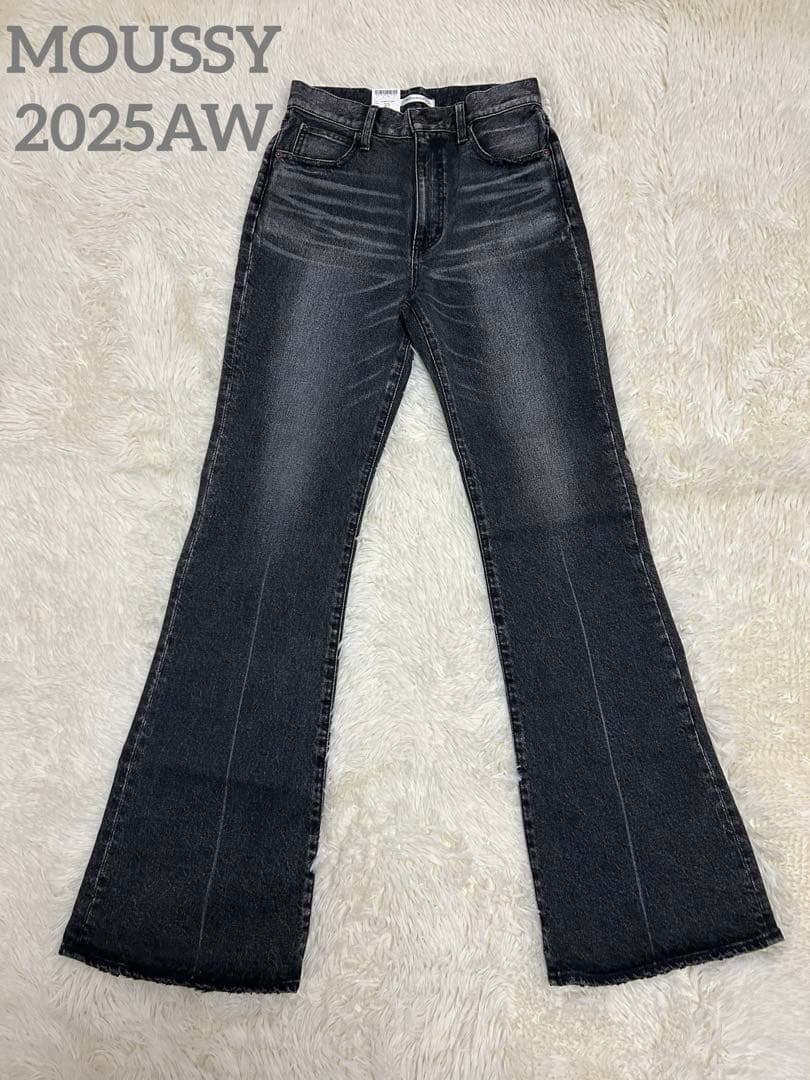 MOUSSY MVS BLACK FLARE (23 inch BLK) moussy MVS BLACK FLARE