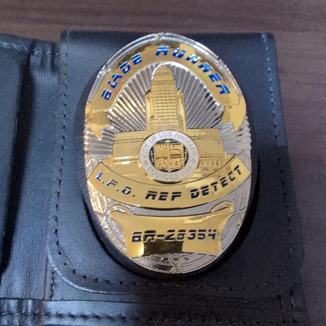 ロサンゼルス市 ポリスバッジ BR-26354ブレードランナー ケース付き