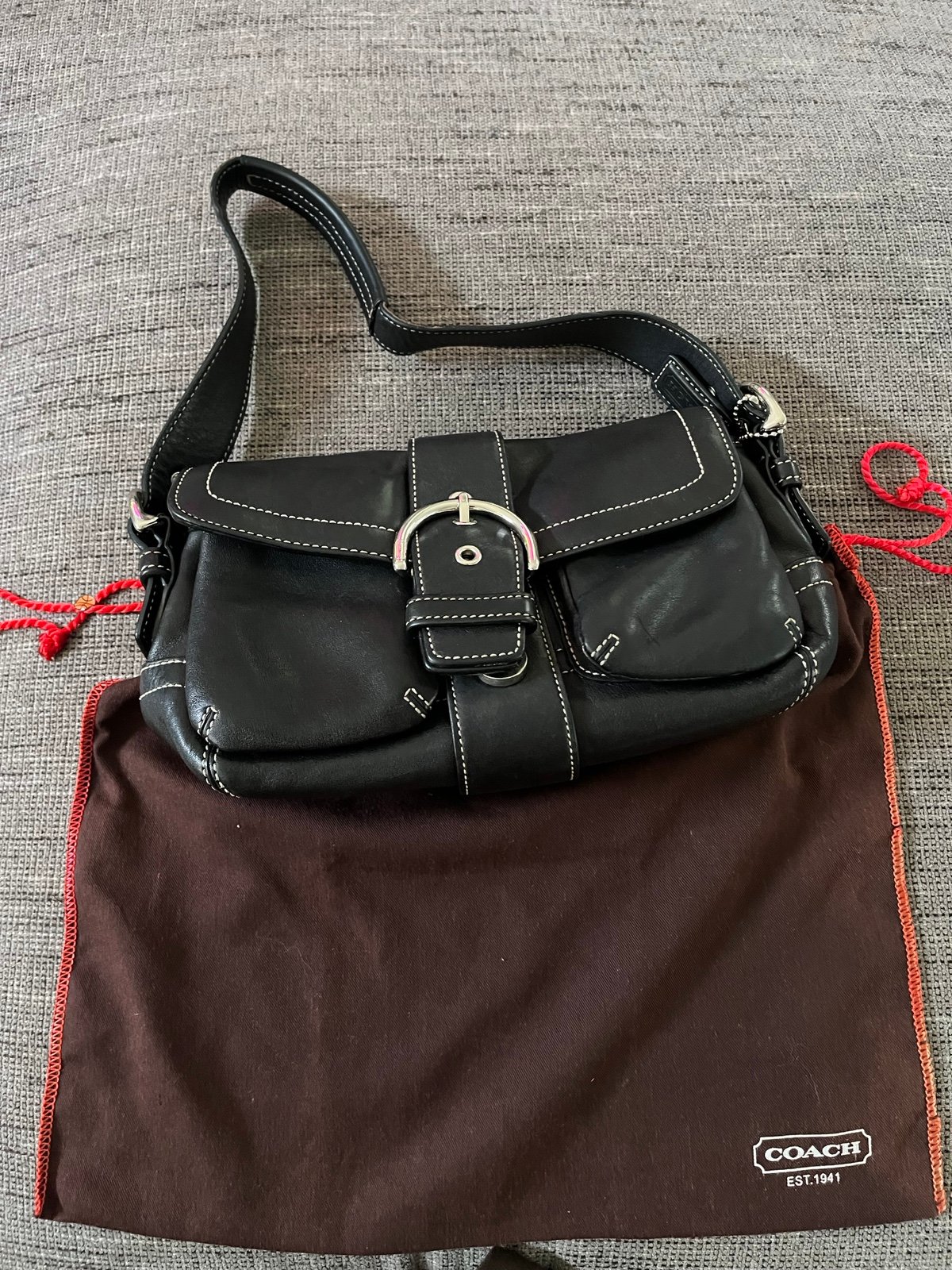 Vintage Y2K COACH Soho Buckle Double Pocket | Mercari