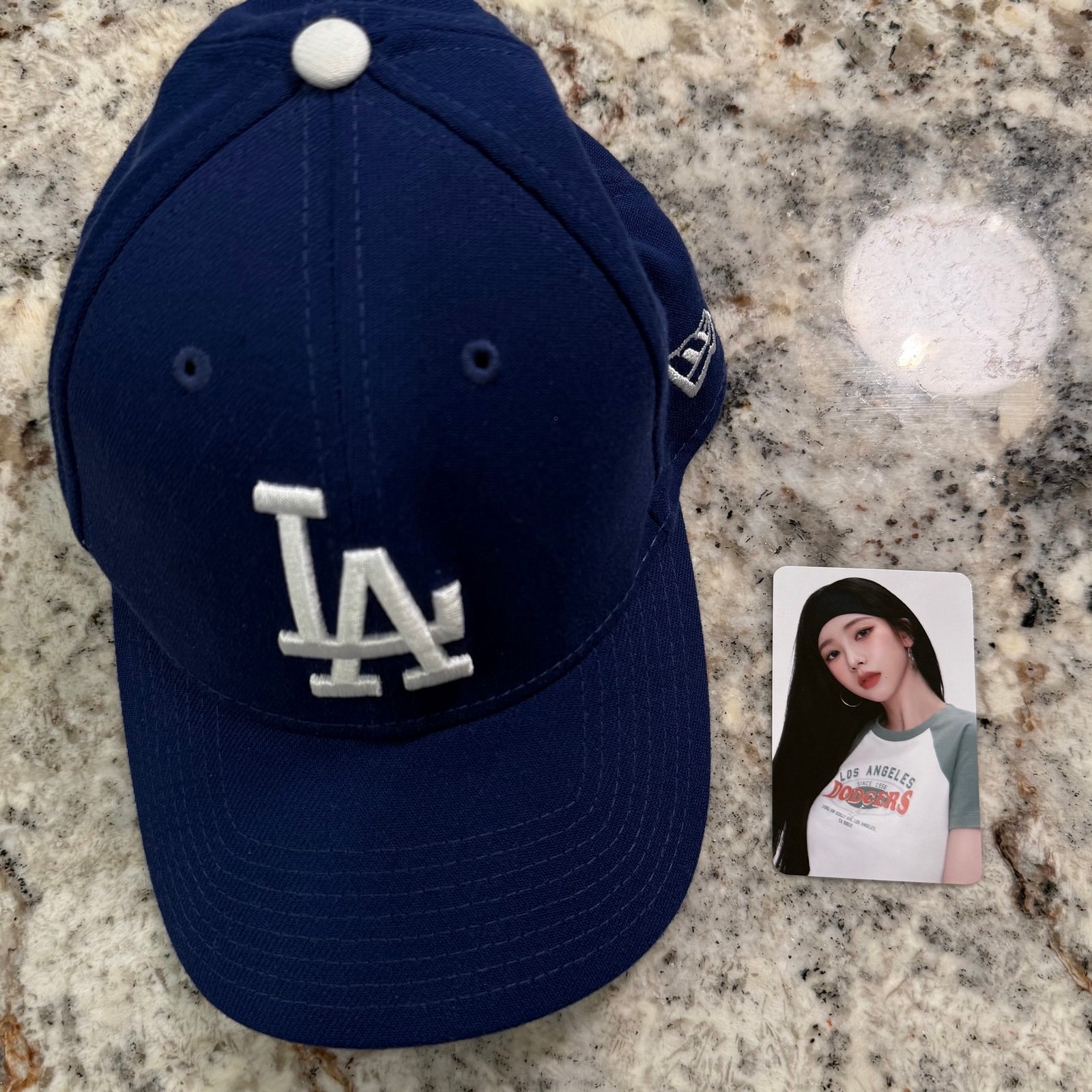 Aespa KARINA x MLB Photocard LA Dodgers Hat | Mercari