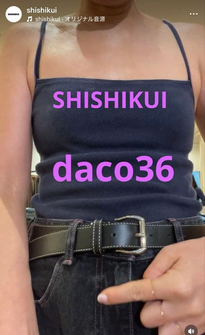 the shishikui DACO 36THE SHISHIKUI Daco / INDIGO Denim 36