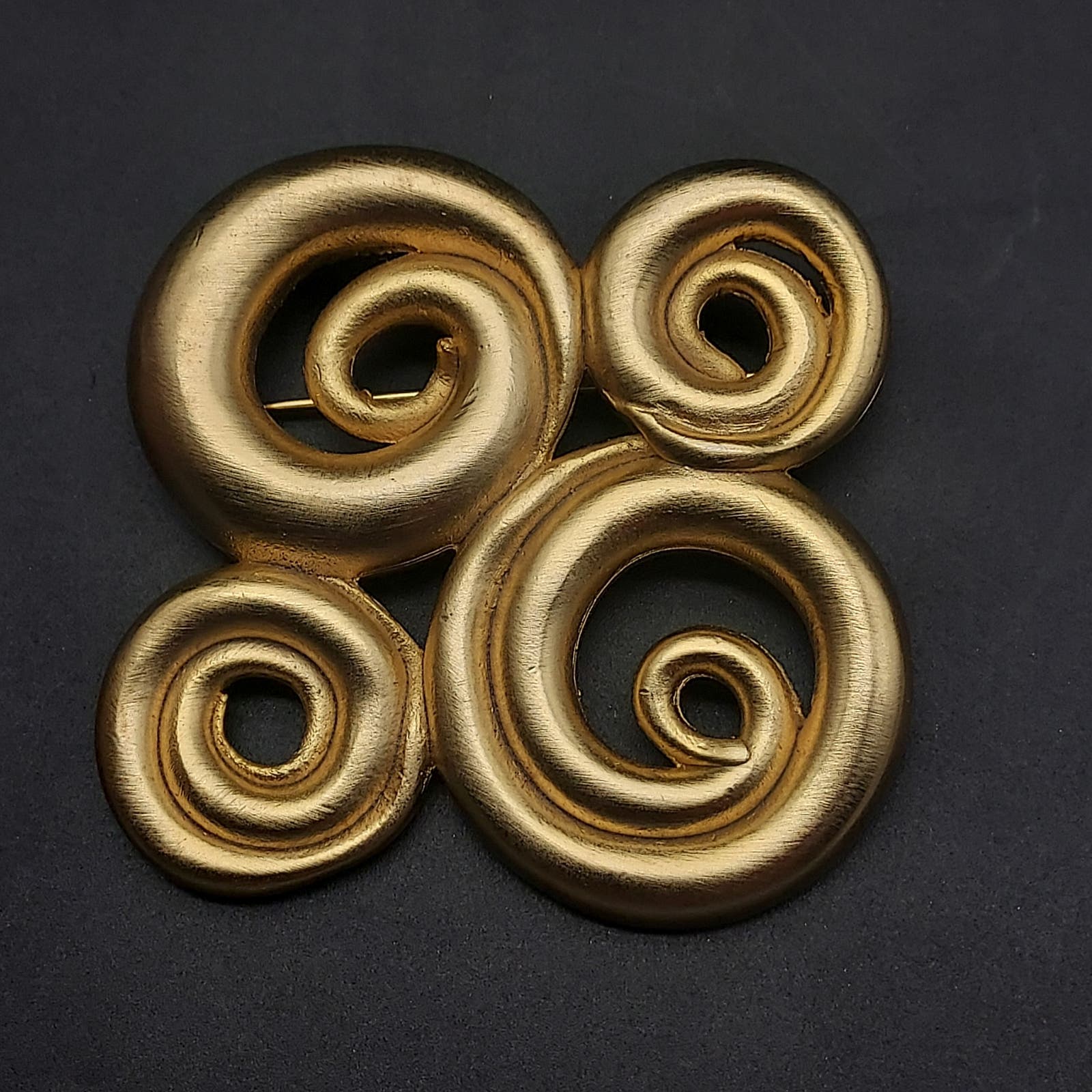 Paul Sargent 24Kプレート どんぐりのブローチ Paul Sargent 24K