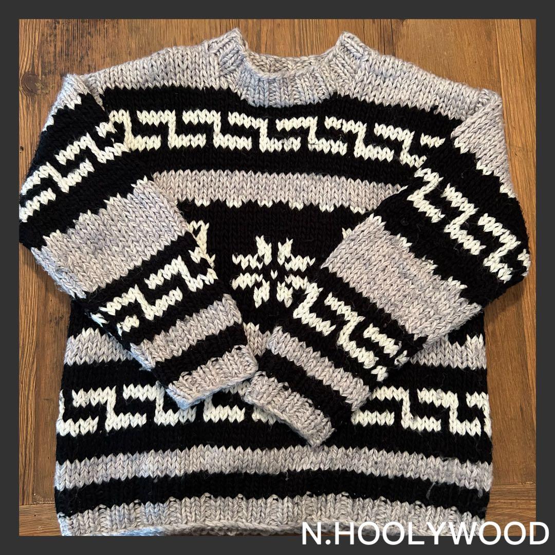 N.HOOLYWOOD 17AW Hand Knitting Knit 38