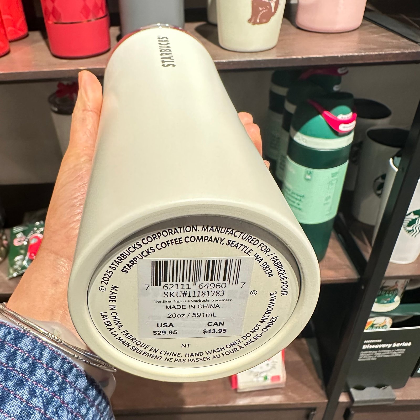 Starbucks Christmas 2025 White Stainless | Mercari