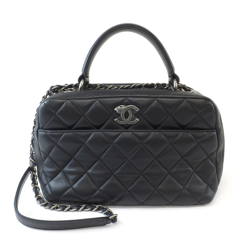 天白】【CHANEL】シャネル トレンディCC 2WAYショルダーバッグ