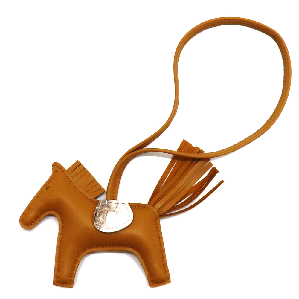 天白】【HERMES】エルメス ロデオ PM タッチ バッグチャーム セサミ