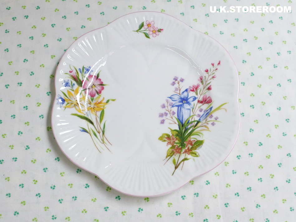 UKストアルーム SH068 Shelley シェリー ワイルドフラワー ティートリオA