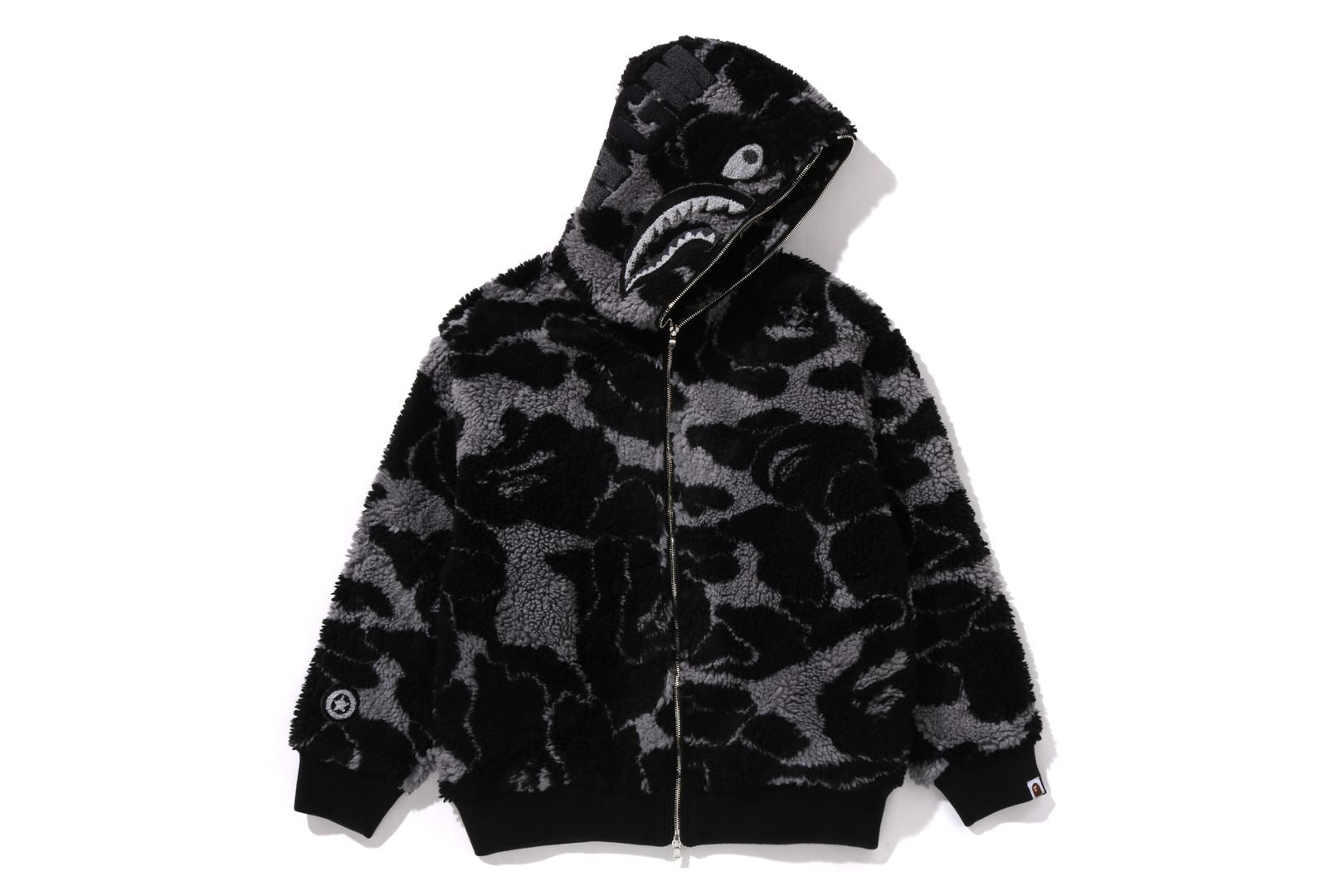 A BATHING APE® Abc Camo BOA Shark Relaxed Fit Full Zip Hoodie