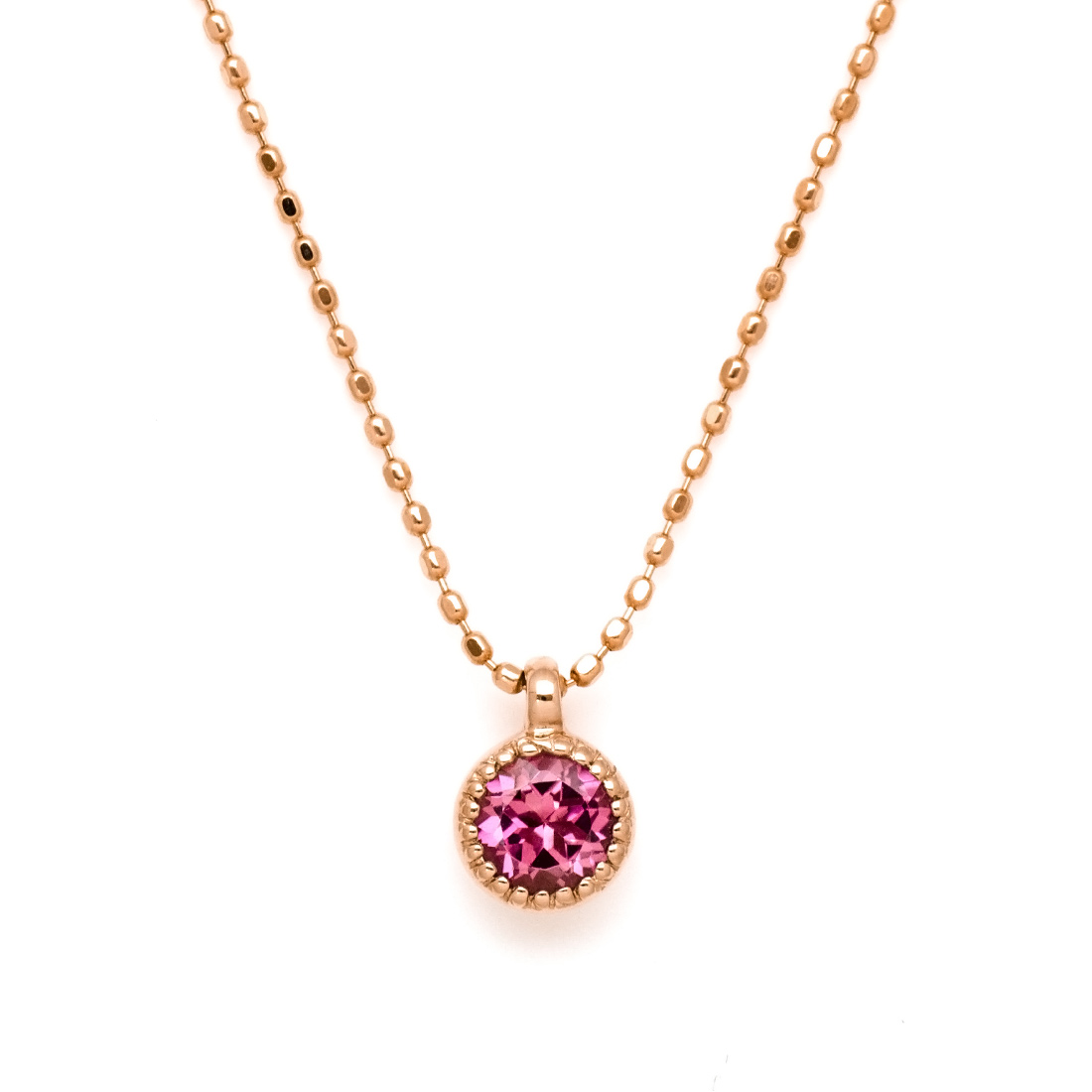 K18 ピンクトルマリン ペンダント 「epica」[商品番号:PN0693] | umu