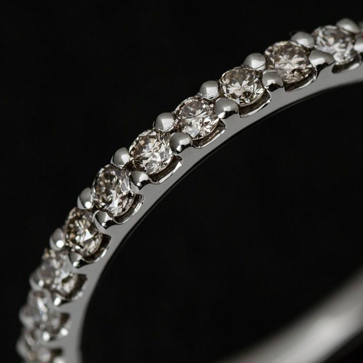 PT950 ハード ダイヤモンド 0.54ct～0.70ct フルエタニティ リング