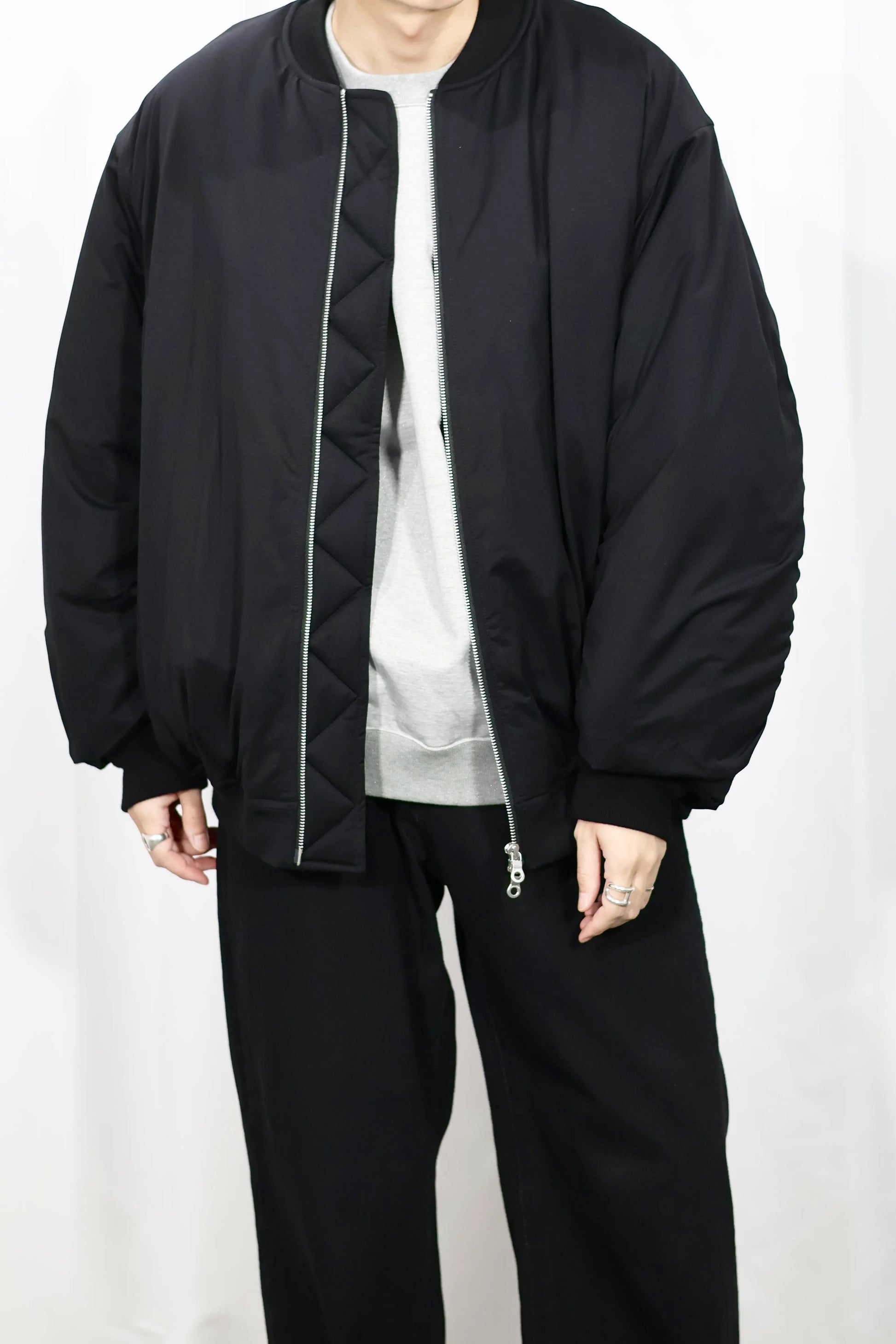 KANEMASA PHIL. - 46G Bomber Blouson - BLACK – un