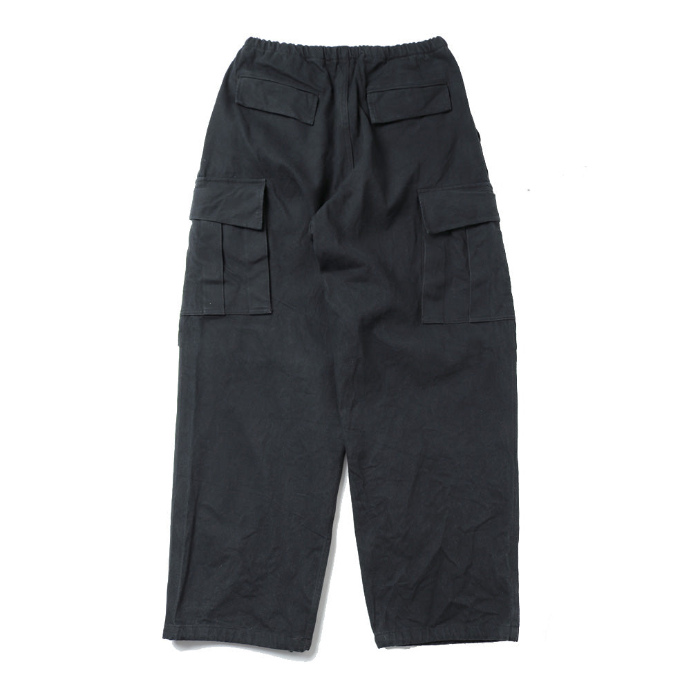 COMOLI Black Drill 6P Pants – unexpected store