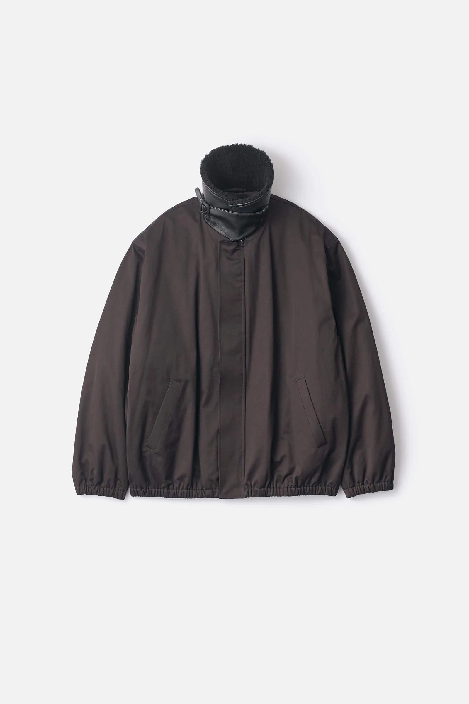 ssstein Mouton Collar Padded Jacket – unexpected store