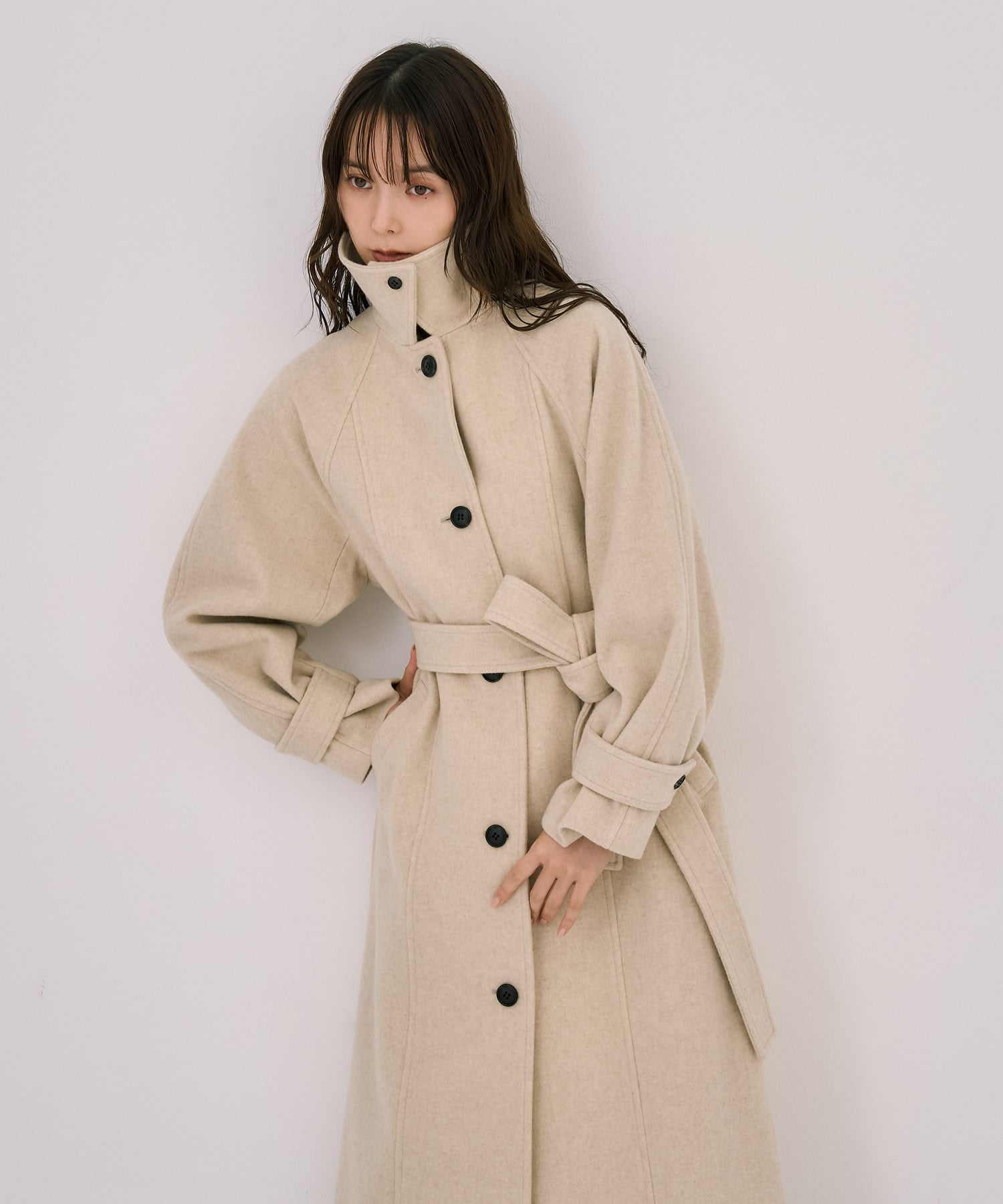 WEB限定】2wayウールロングコートのこだわりPOINT - UNITED TOKYO
