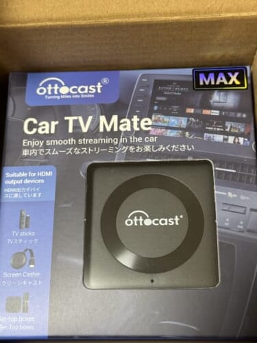 第四世代Ottocast car tv mate pro（MAX）でHDMIポートを追加・YouTube