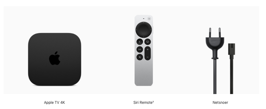 Apple TV 4K - 128GB (Wifi + Ethernet) (Nieuw)