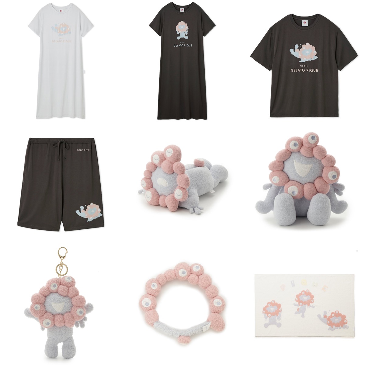 ジェラピケ x 大阪関西万博・ミャクミャク コラボアイテムが国内4月13