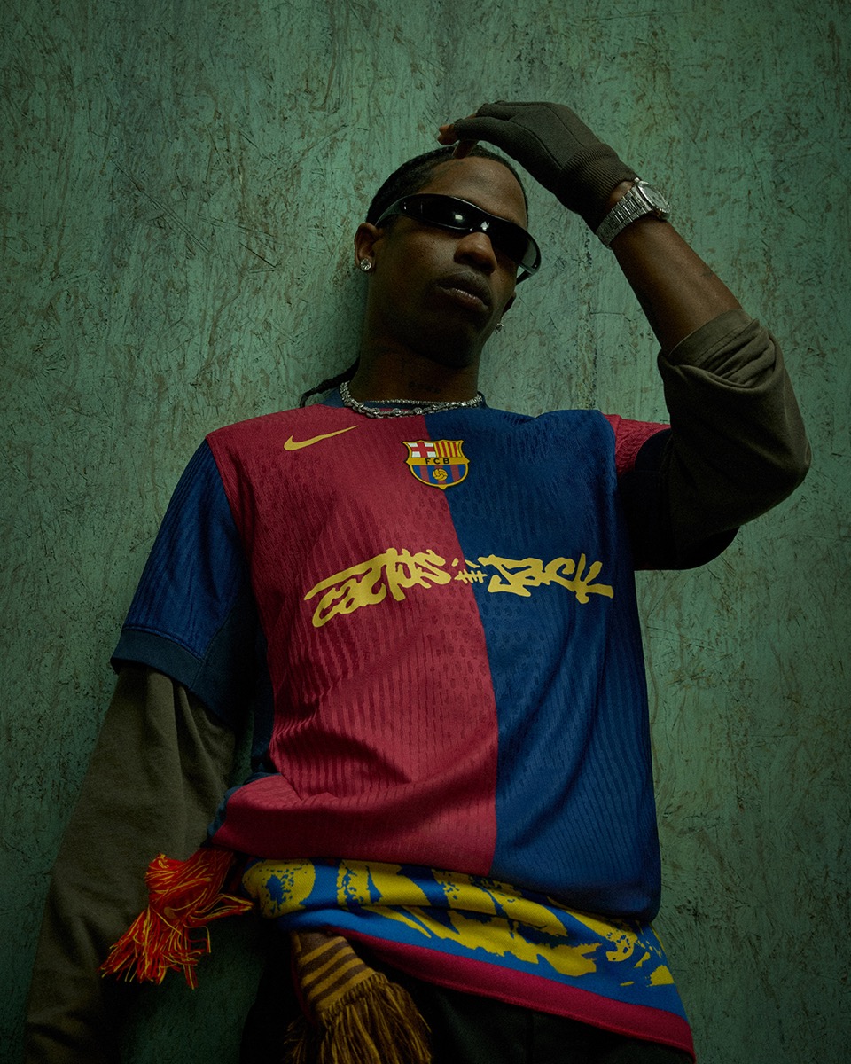 Travis Scott x FC Barcelona エル・クラシコ用コラボユニフォームが
