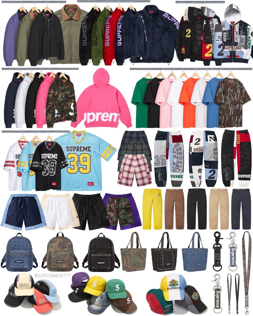 Supreme x b.b. Simon 25SS Week14 が国内5月31日に発売【全商品一覧